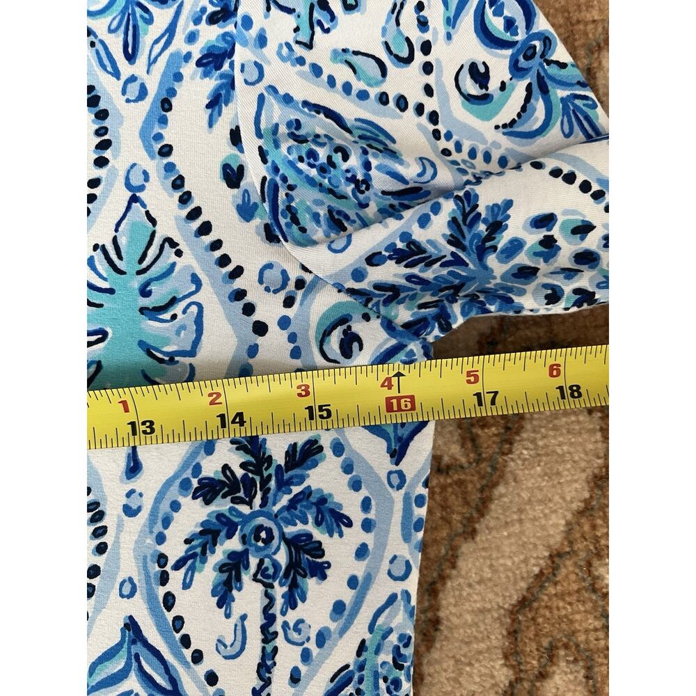 LILLY PULITIZER Sophie Resort White Isle Of Tile UPF 50+ Shift Dress Sz S - Picture 12 of 13